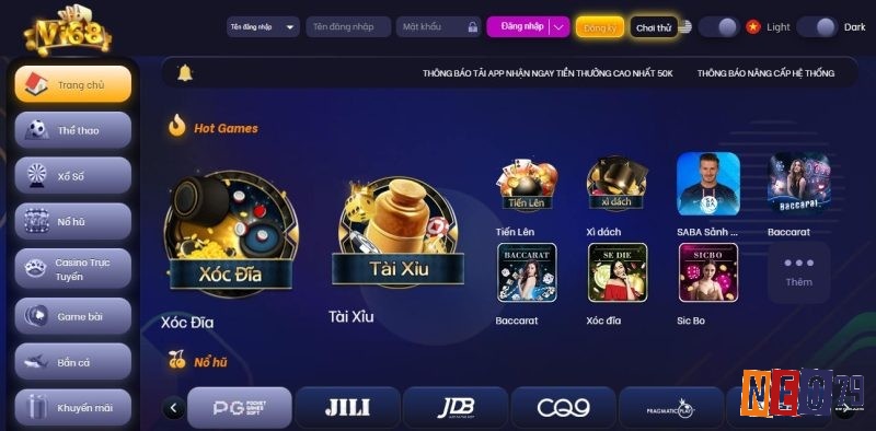 Vi68 nền tảng cá cược giải trí online hấp dẫn