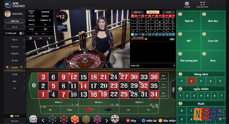 Vòng quay Roulette trực tuyến được theo dõi từ nhiều góc độ khác nhau, mang lại cảm giác chân thực như tại sòng bạc.