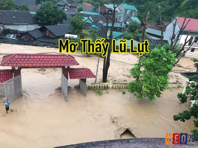 Giấc mơ thấy nước lụt thường gắn với cảm giác sợ hãi