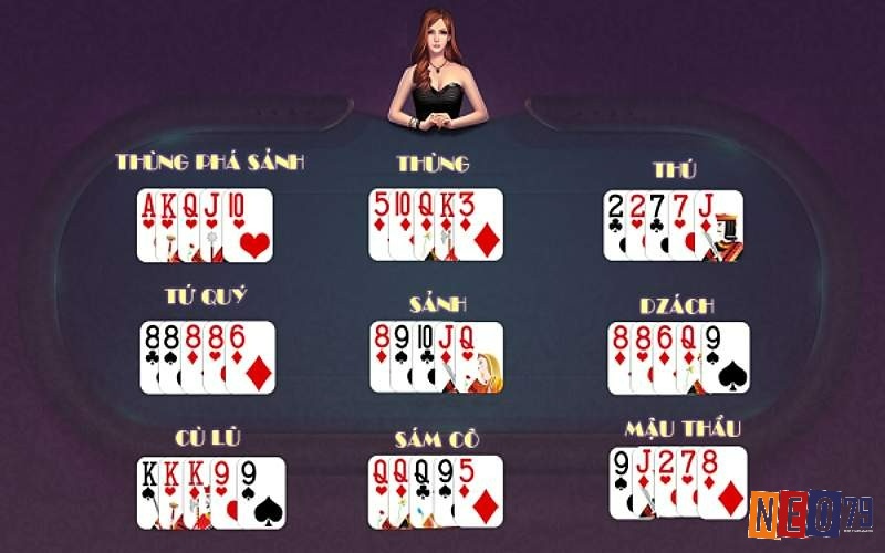 Khi không có kết hợp nào, Mậu Thầu quyết định bằng lá bài cao nhất trong 5 lá trên tay