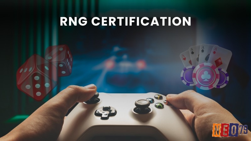 Biểu tượng RNG và eCOGRA thể hiện tính ngẫu nhiên và công bằng của game bài cào online uy tín.