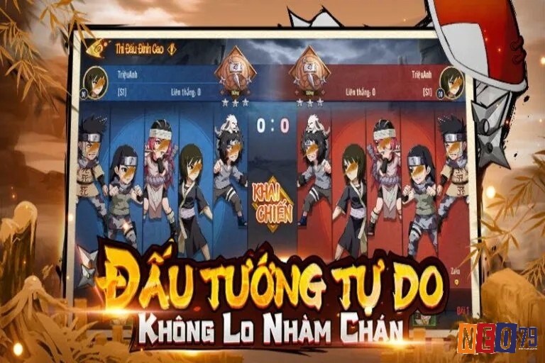 Các chế độ chơi trong Naruto Đại Chiến mobile giúp người chơi trải nghiệm đa dạng