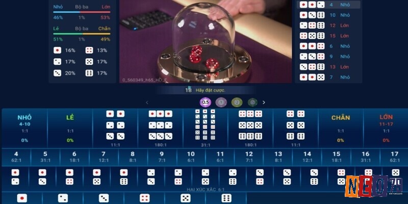 Game tài xỉu trên nền tảng VN88 với giao diện chuyên nghiệp và mức cược đa dạng