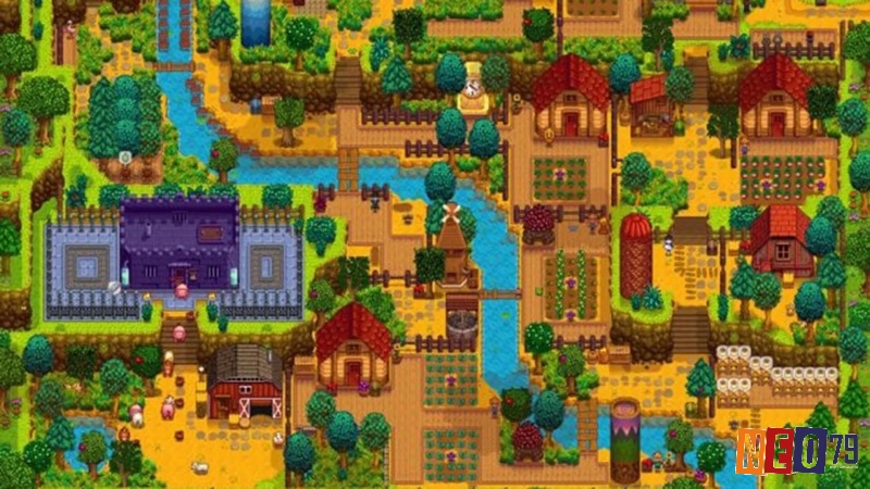 Người chơi Stardew Valley thừa kế trang trại, canh tác và khám phá trong đồ họa pixel hoài niệm