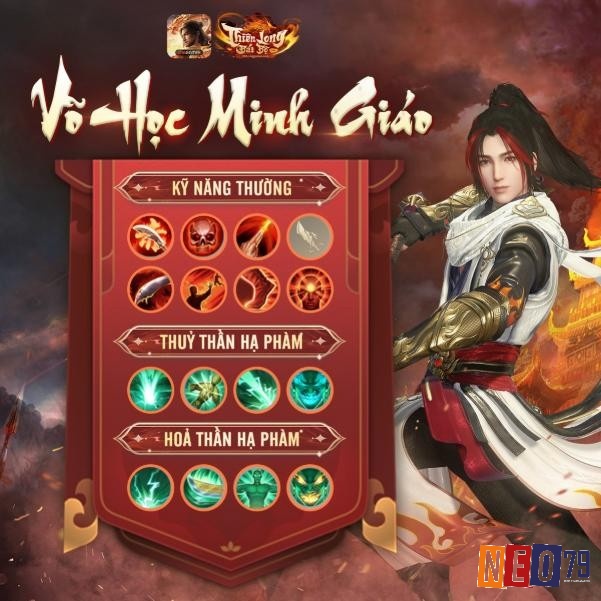 Minh Giáo sở hữu kỹ năng cận chiến mạnh mẽ, mang đến trải nghiệm chiến đấu mãnh liệt