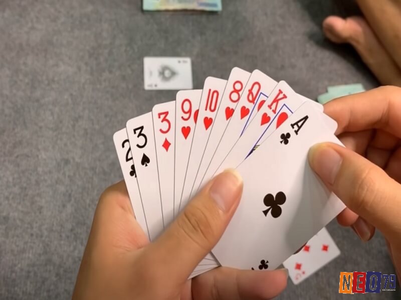 Trong cách đánh Phỏm 8 cây, phỏm là các tập hợp hợp lệ, trong khi cây rác là những lá bài lẻ.