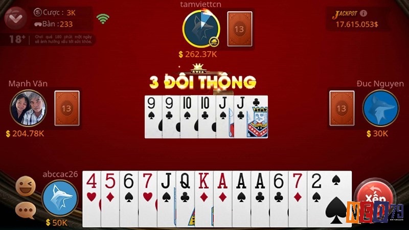 Hãy tận dụng ba đôi thông một cách khéo léo để chặt được heo của đối thủ