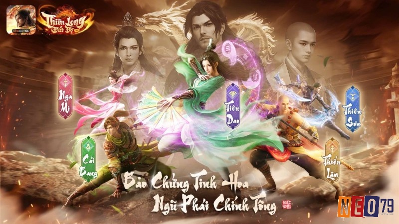 Game lậu mobile Việt hóa Thiên Long Bát Bộ cũng là một trong những game kiếm hiệp đẹp mắt được người chơi đánh giá cao