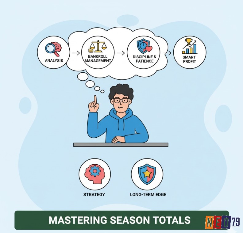 Người chơi cá độ bóng đá nắm vững kèo tổng điểm mùa giải bằng kiến thức, kỷ luật và kiên nhẫn