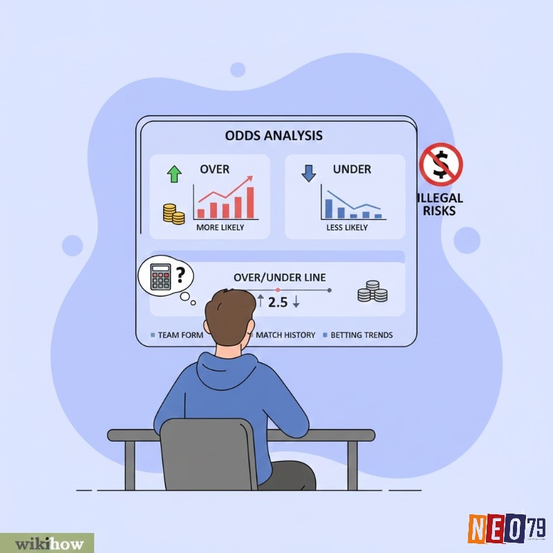 Người chơi cá cược phân tích tỷ lệ và kèo Tài Xỉu do nhà cái đưa ra