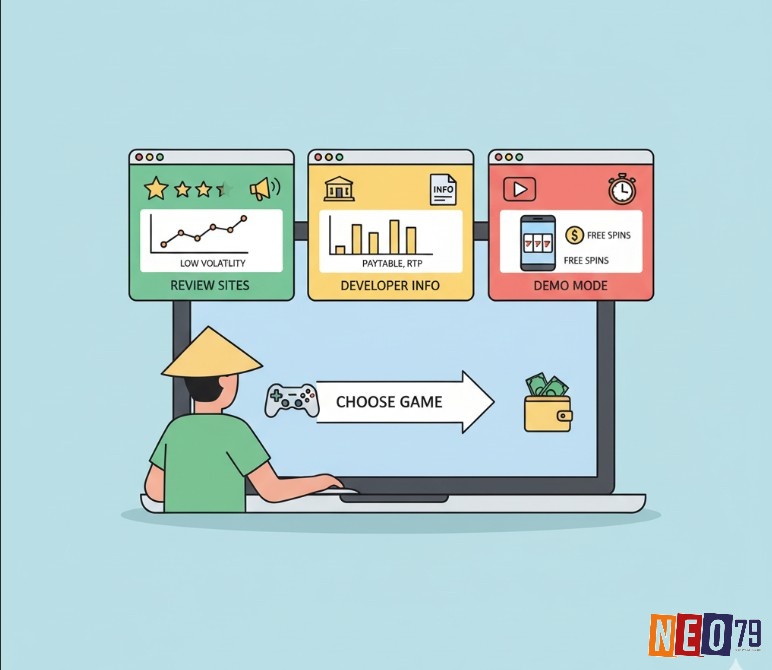 Người chơi slot tìm kiếm thông tin volatility thấp từ trang đánh giá, nhà phát triển và chế độ chơi thử