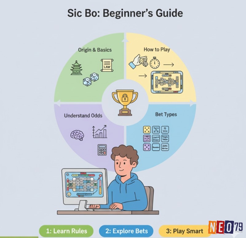 Sic Bo là gì? Người chơi Sic Bo đặt cược vào các cửa Tài/Xỉu, Chẵn/Lẻ và nhiều lựa chọn khác, dự đoán kết quả ba viên xúc xắc