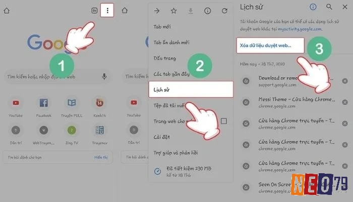 cách giảm lag Free Fire bằng thao tác xóa bộ nhớ cache và dữ liệu tạm trên thiết bị
