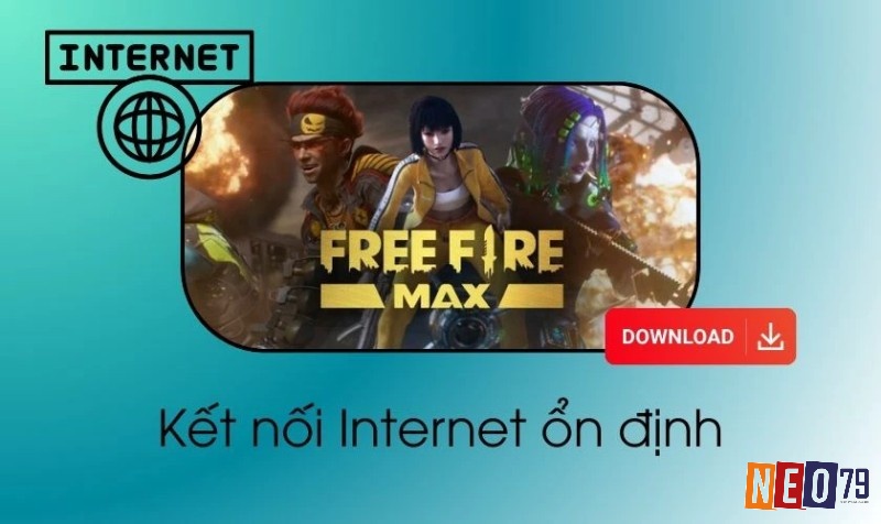 cách giảm lag Free Fire bằng việc giữ kết nối mạng ổn định và hạn chế ping cao khi chơi