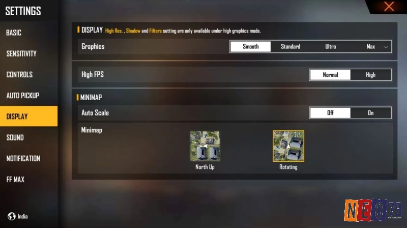 cách giảm lag Free Fire bằng việc hạ đồ họa và tối ưu thiết lập hình ảnh trong game