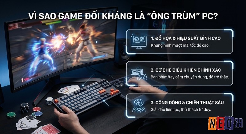 Tổng hợp 3 lý do game đối kháng PC hay: trải nghiệm đồ họa đỉnh cao, điều khiển chính xác và cộng đồng chiến thuật sâu