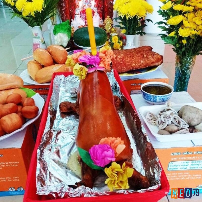 Giấc mơ thấy heo quay trên bàn thờ phản ánh mong muốn tôn vinh tổ tiên và các giá trị văn hóa