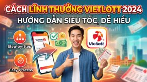 Cách lĩnh thưởng Vietlott: Hướng dẫn siêu tốc, dễ hiểu 2026