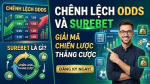 Chênh lệch Odds và Surebet là gì? Giải mã chiến lược hiệu quả