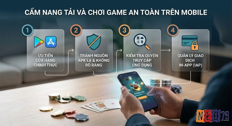 Cẩm nang tải và chơi game siêu quậy đường phố mobile an toàn trên mobile qua 4 bước: ưu tiên cửa hàng chính thức và quản lý giao dịch IAP hiệu quả