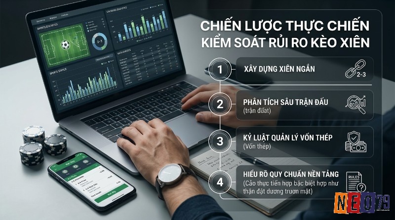 Chiến lược kiểm soát rủi ro kèo xiên: xây dựng xiên ngắn 2-3, phân tích sâu trận đấu, quản lý vốn thép, hiểu quy chuẩn nền tảng